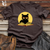 Retro Bookish Black Cat Softstyle Tee