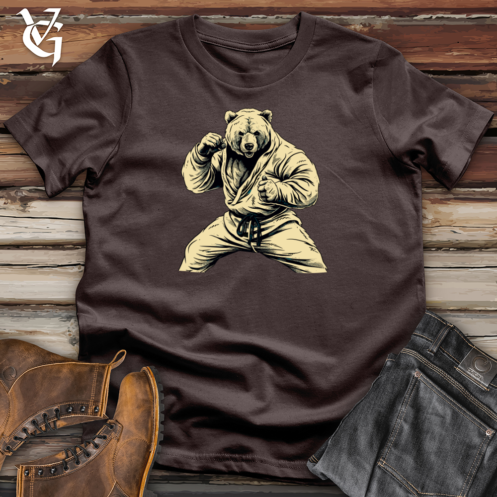 Vintage Karate Bear Softstyle Tee