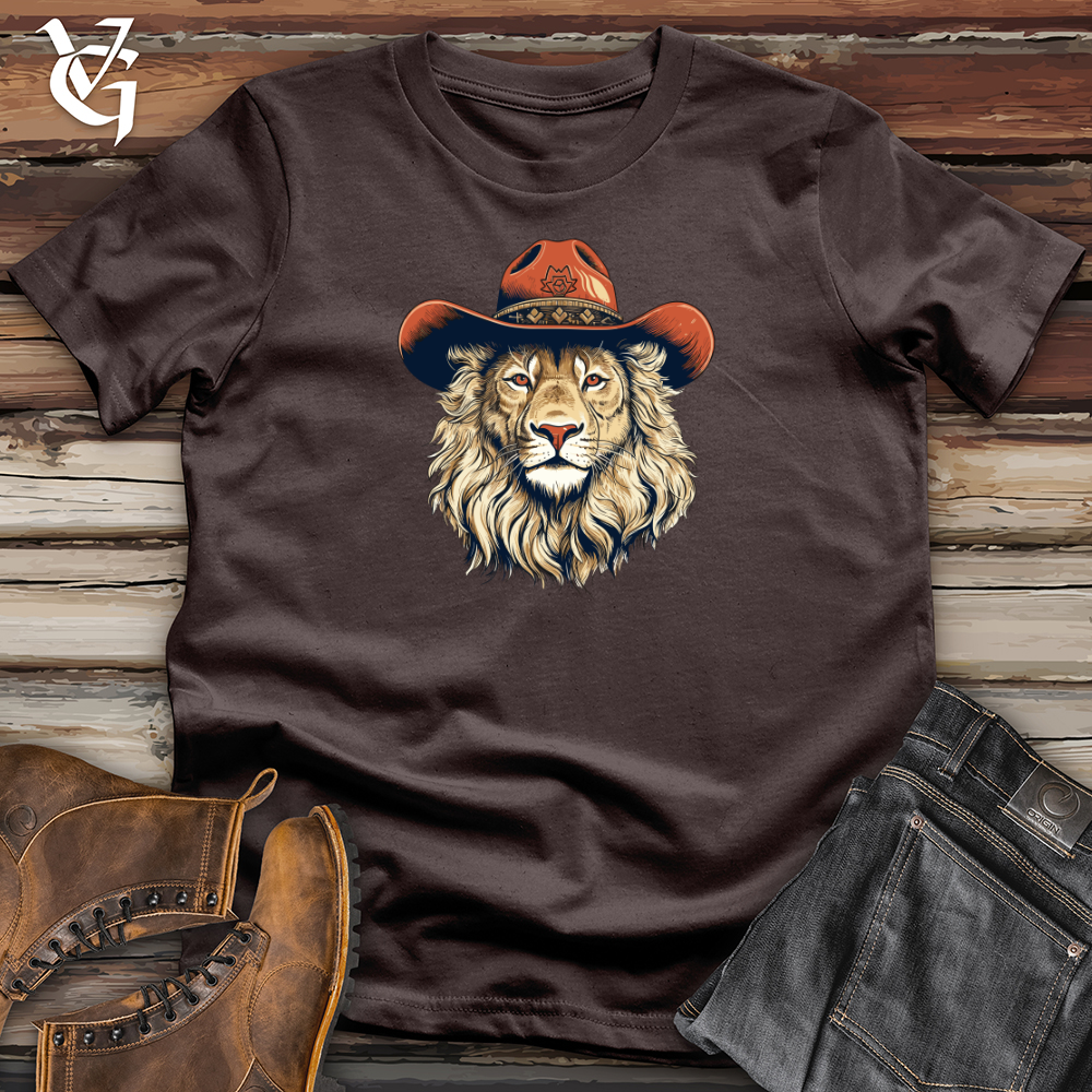 Lion Cowboy Savanna Standoff Style Softstyle Tee