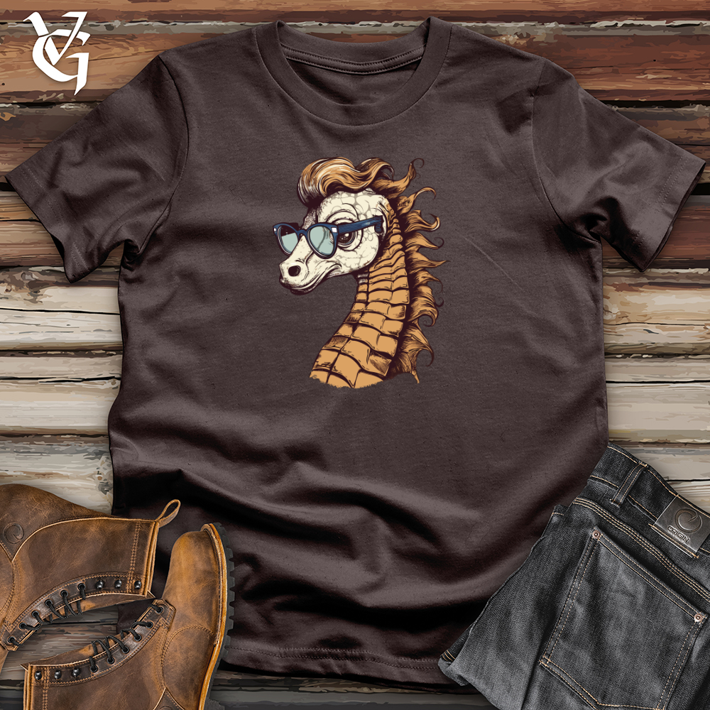 Seahorse Ocean Swell Hipster Hues Softstyle Tee