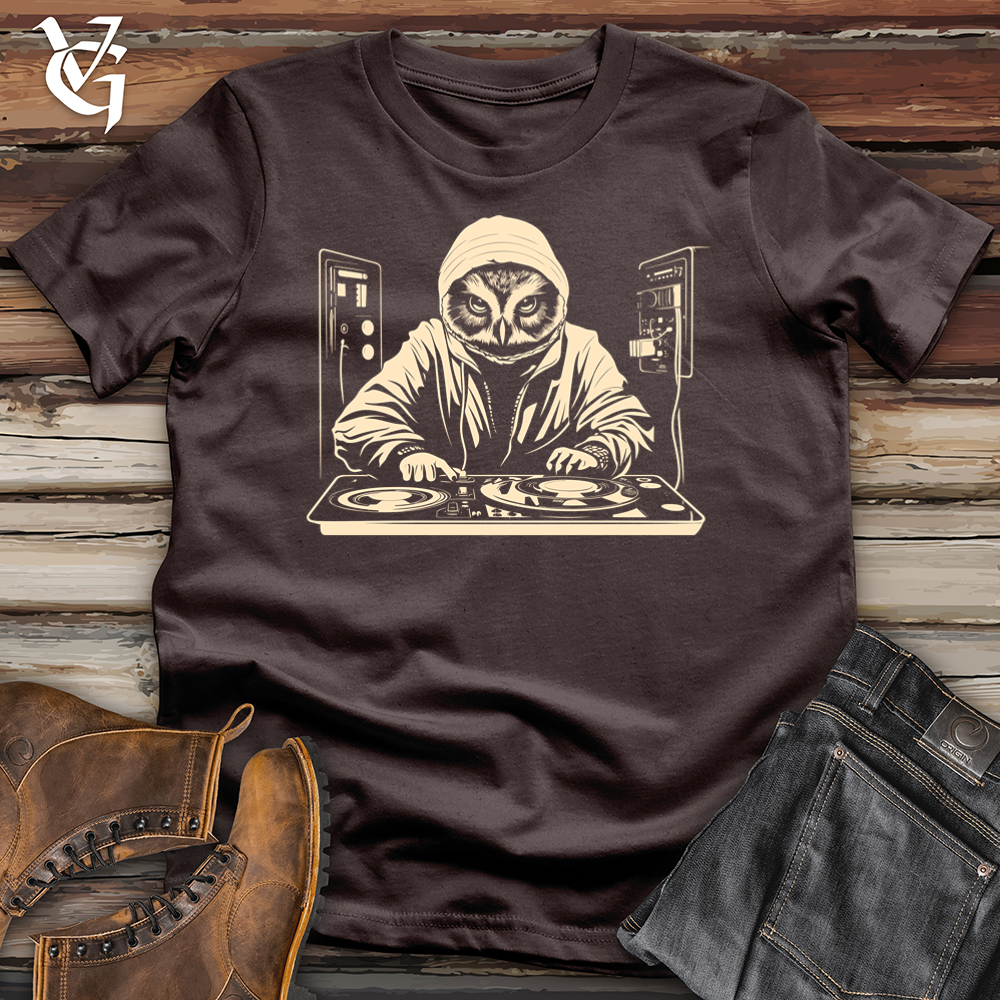 Retro Hootenanny Owl Softstyle Tee