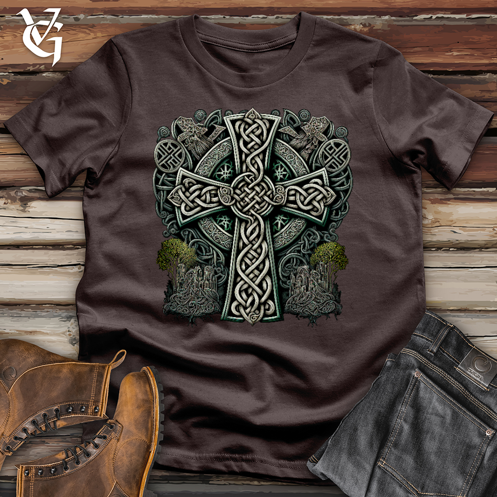 Metallic Celtic Crosses Softstyle Tee