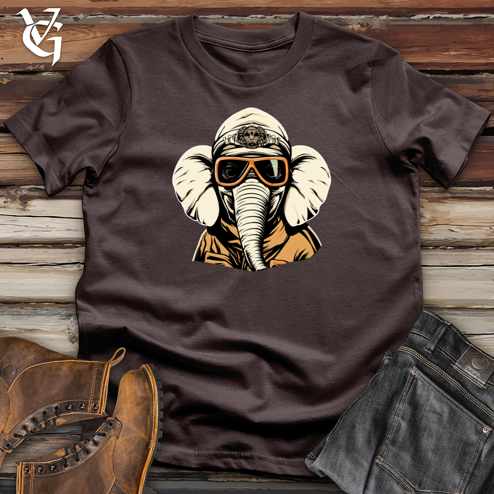 Vintage Ski Masked Elephant Softstyle Tee