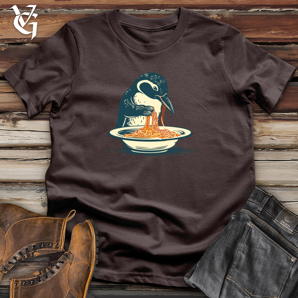 Retro Spaghetti Penguin Softstyle Tee