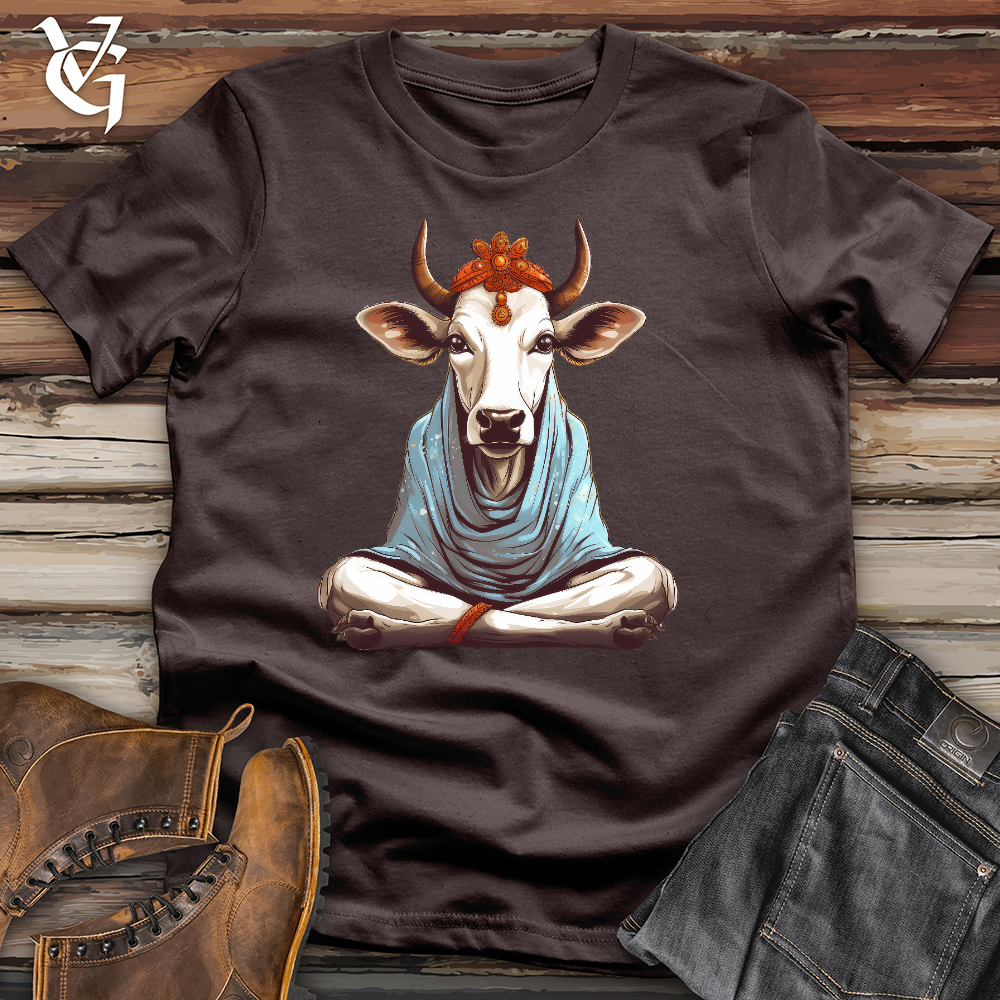 Meditating Cow Softstyle Tee