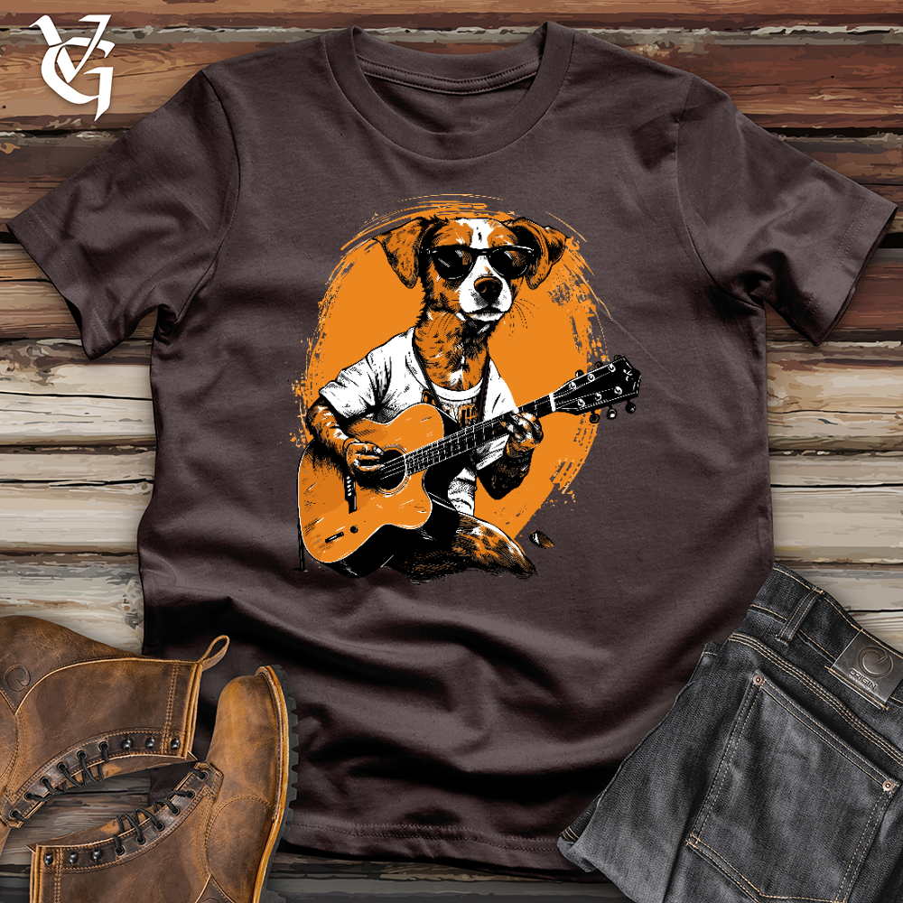 Dog Guitarist Softstyle Tee