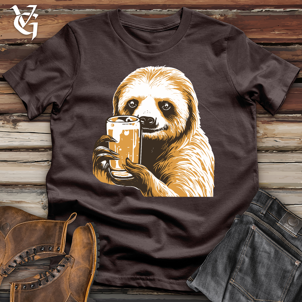 Sloth Drinking Softstyle Tee