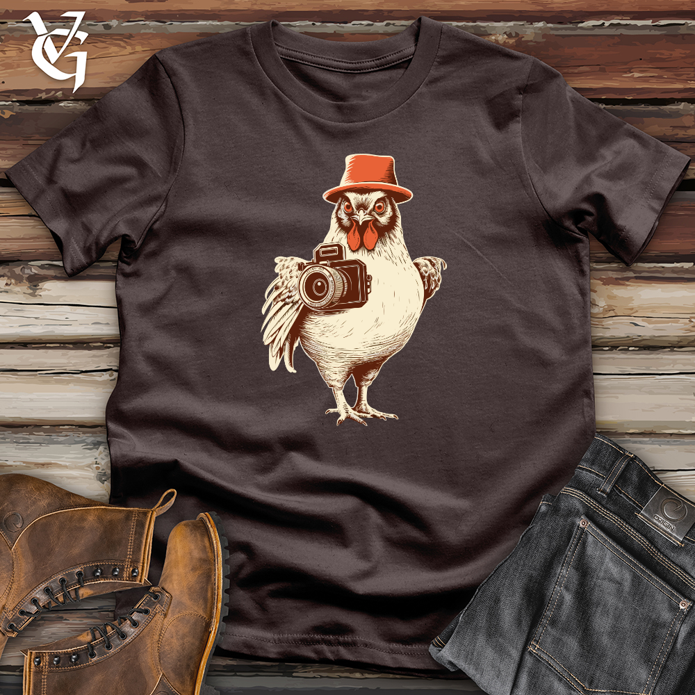 Chicken Capturing Moments Clicks Softstyle Tee