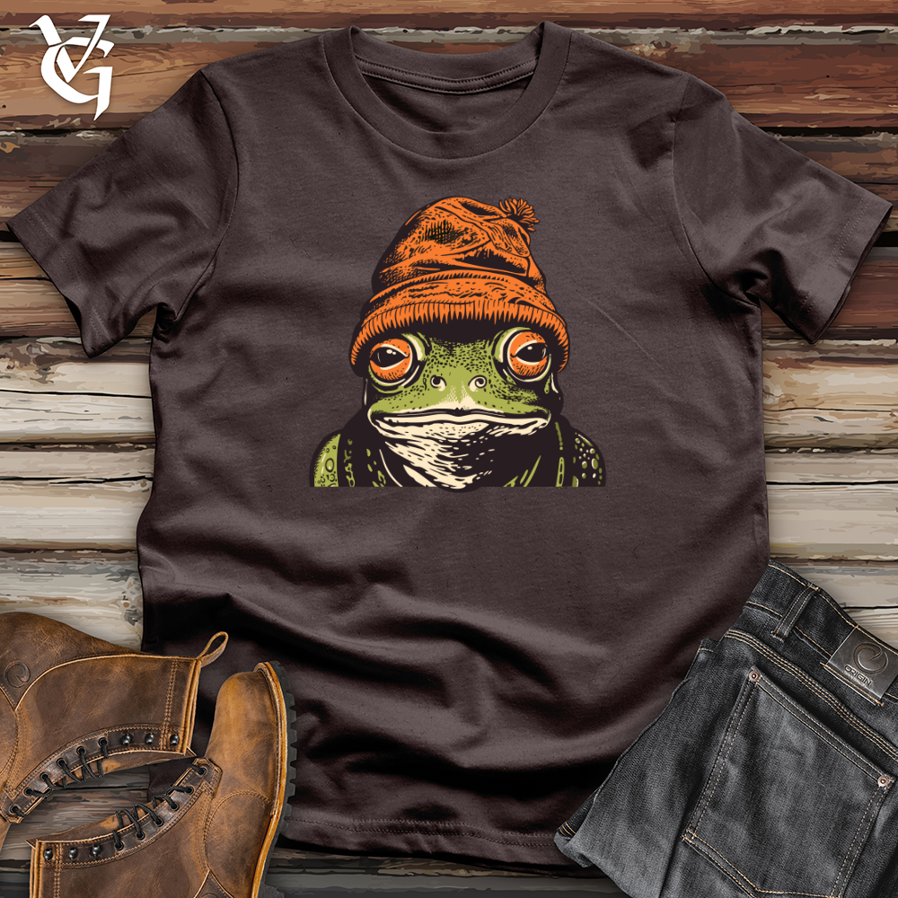 Retro Beanie Frog Softstyle Tee