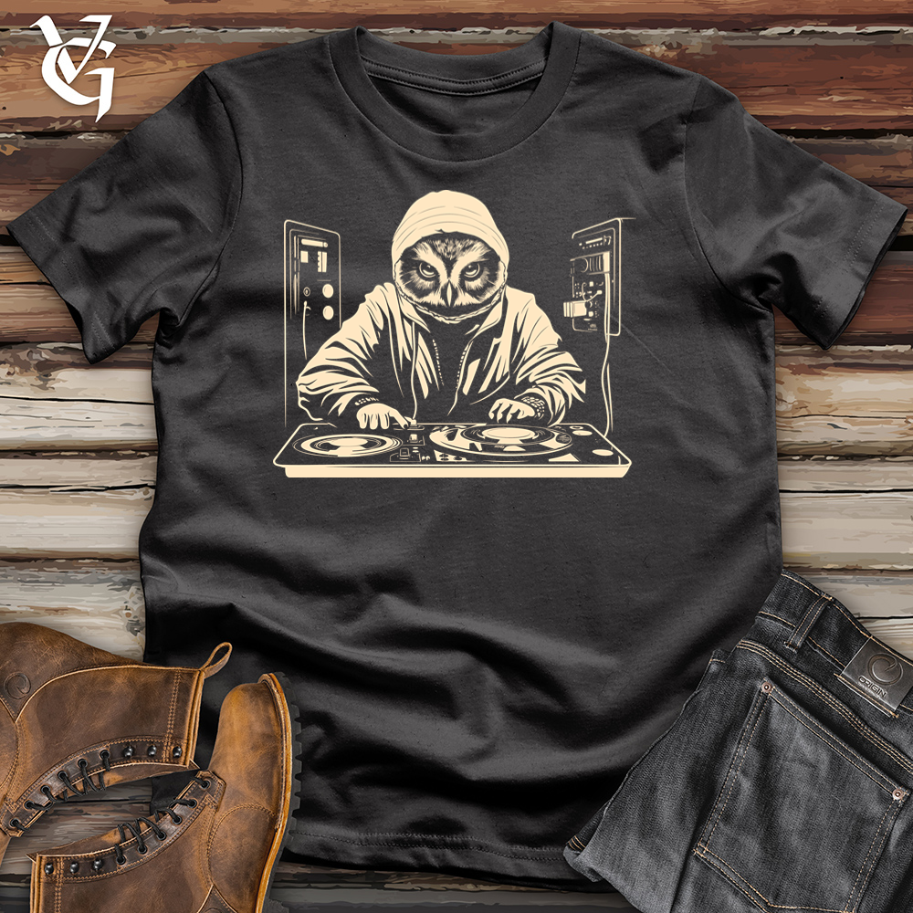 Retro Hootenanny Owl Cotton Tee