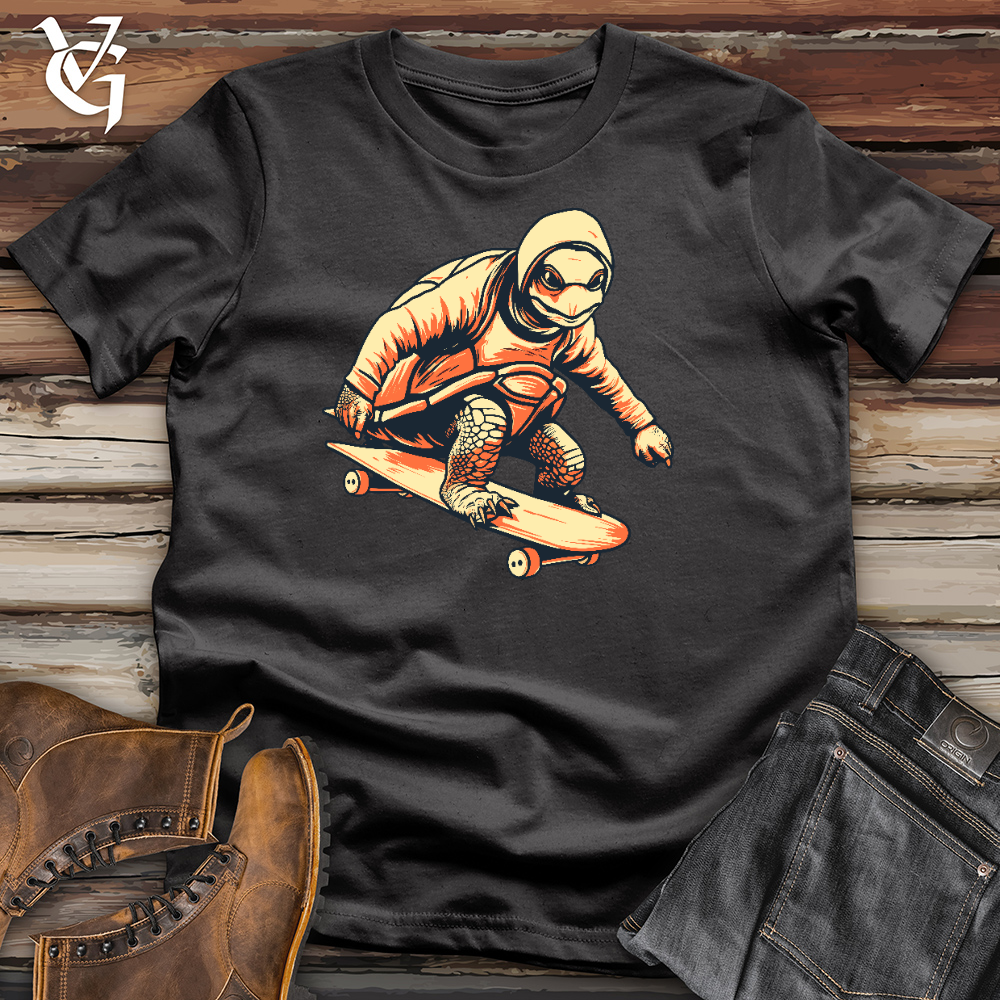 Skating Turtle Cotton Tee
