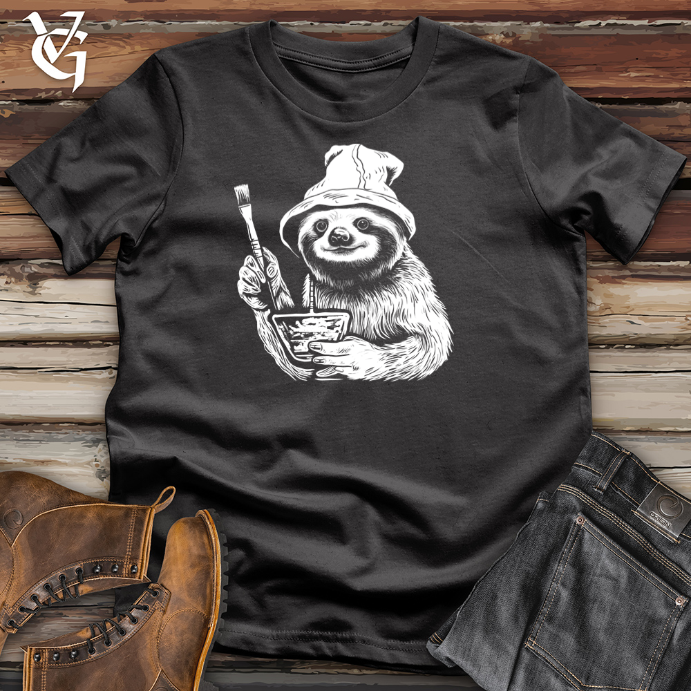 Artistic Sloth Muse Cotton Tee