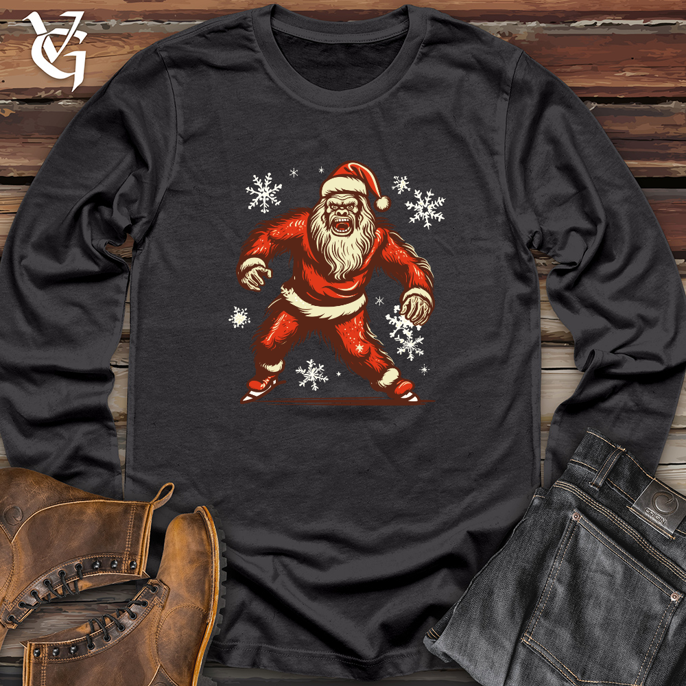 Retro Skating Sasquatch Long Sleeve