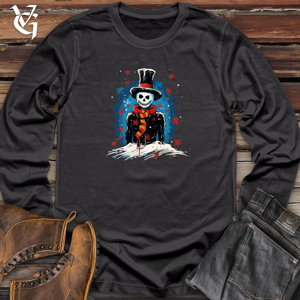 Pop Snowflake Snowman 01 Long Sleeve