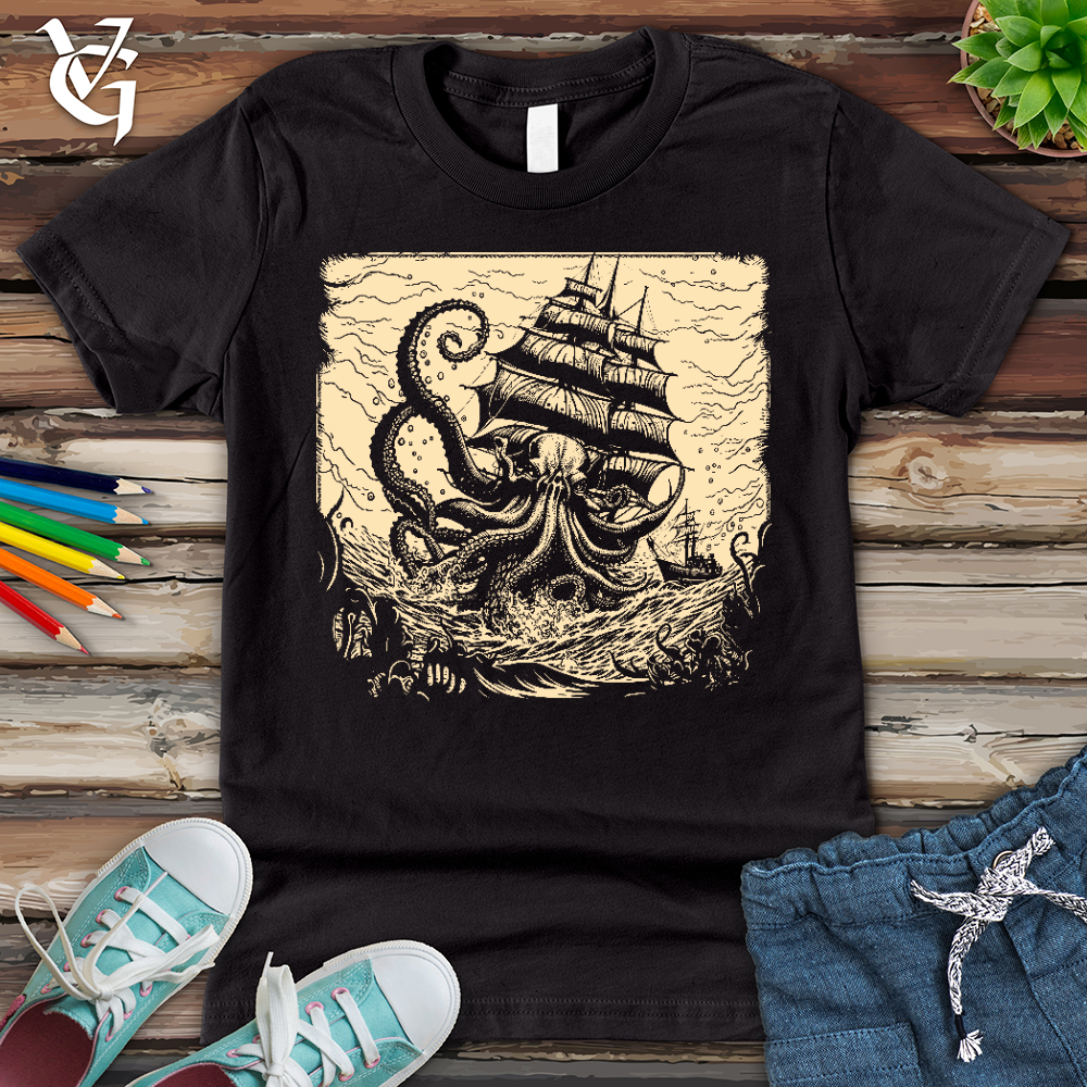 Kraken at Sea Youth Tee