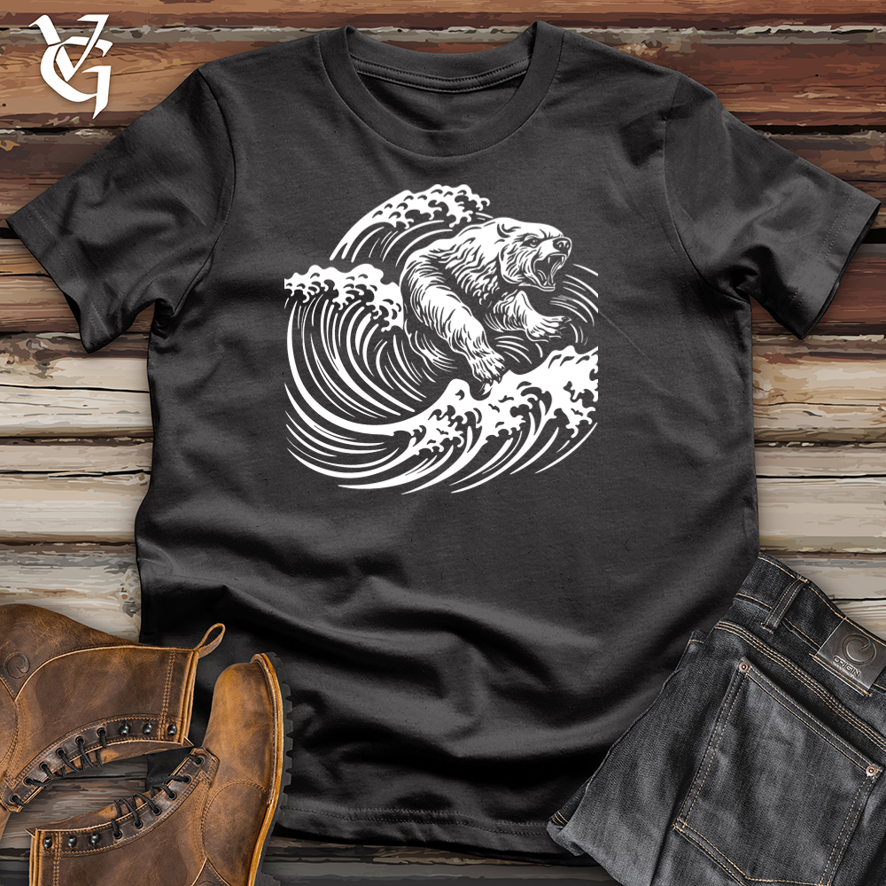 Rider Bear Wave Cotton Tee