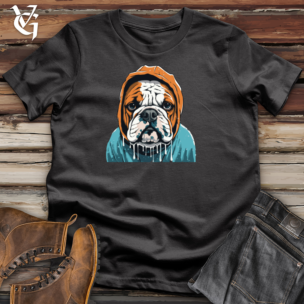 Retro Rainy Bulldog Cotton Tee