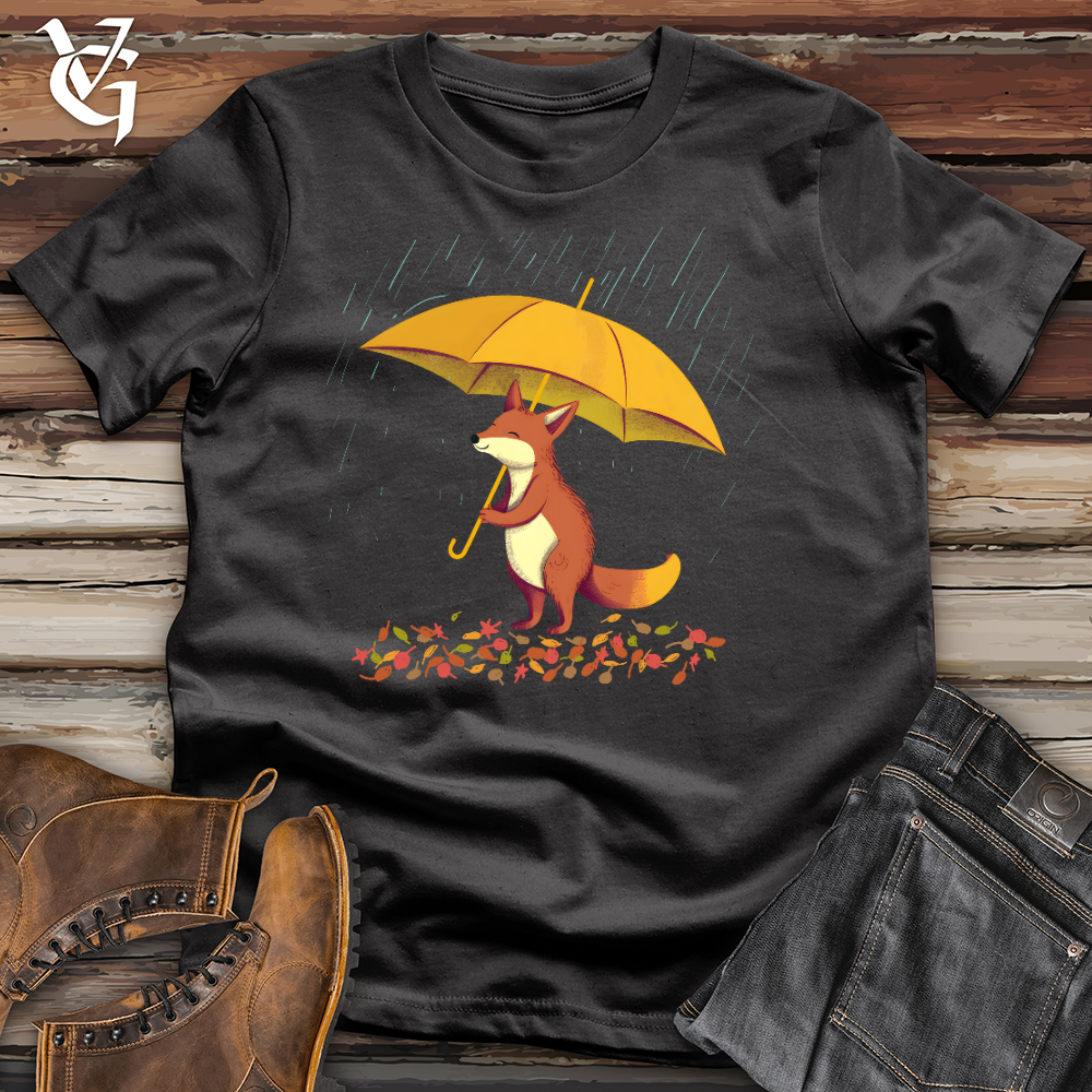 Fox In The Rain Cotton Tee