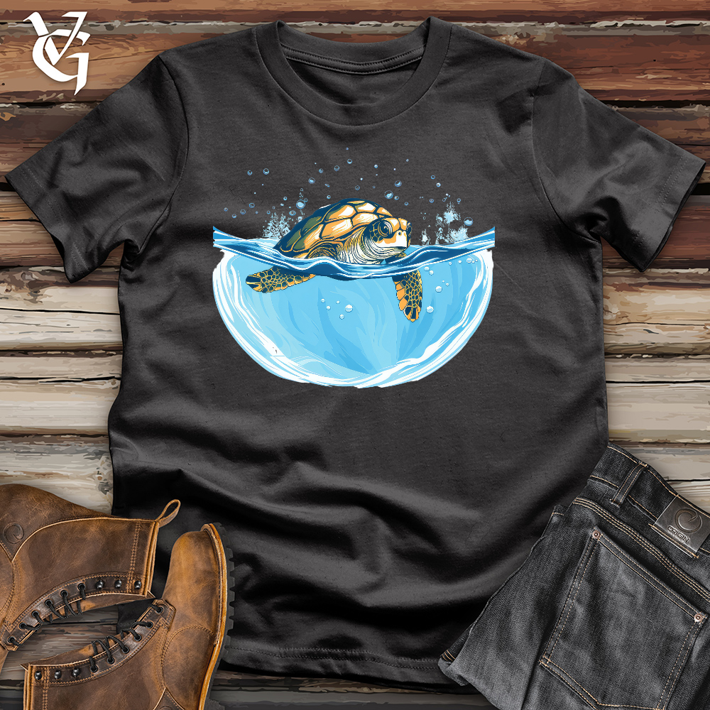 Crystal Clear Turtle Cotton Tee