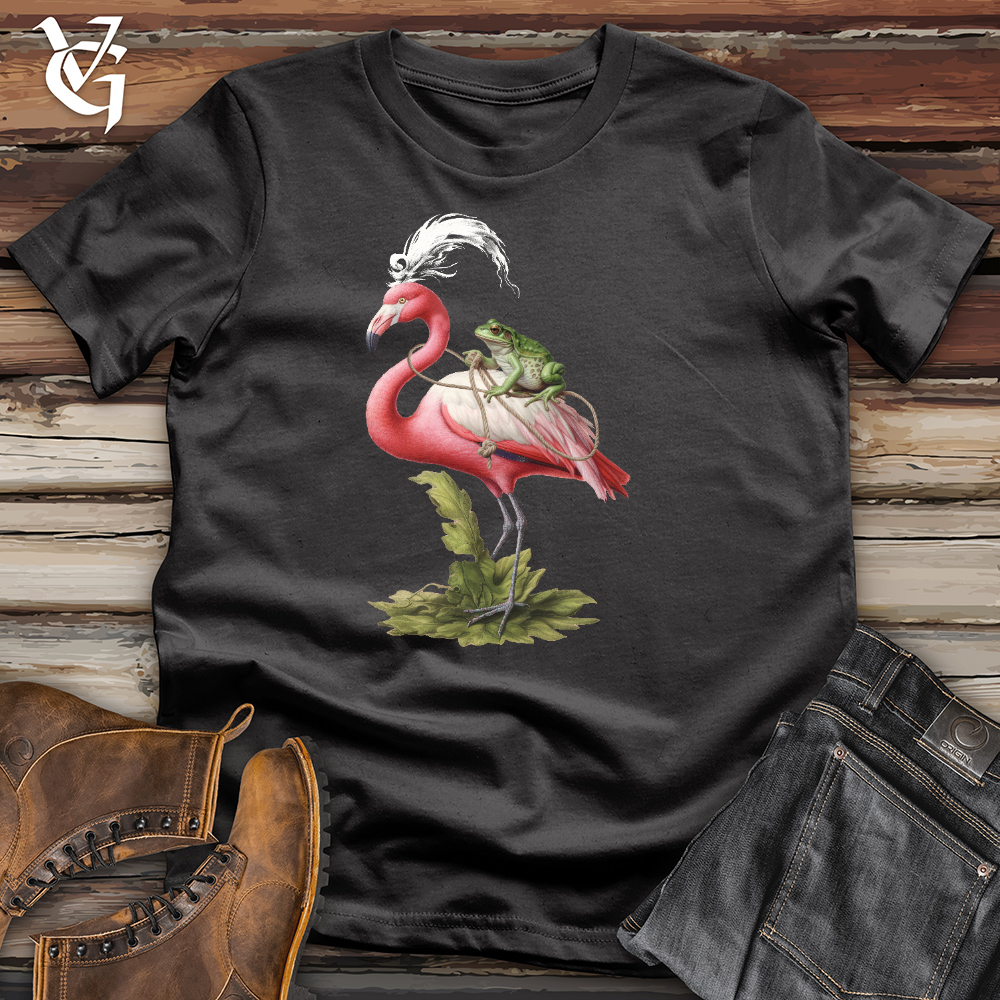 Frog & Flamingo Friends Cotton Tee