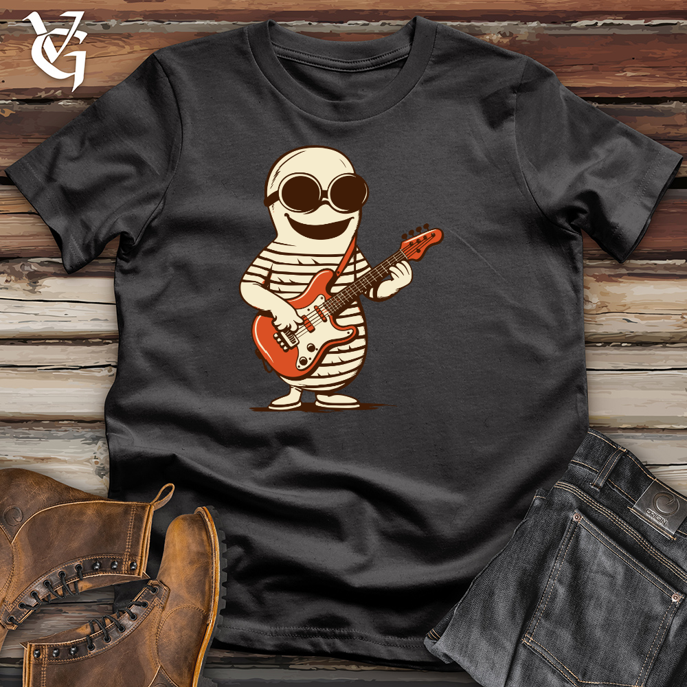 Viking Goods Vintage Guitarworm Cotton Tee Black / L