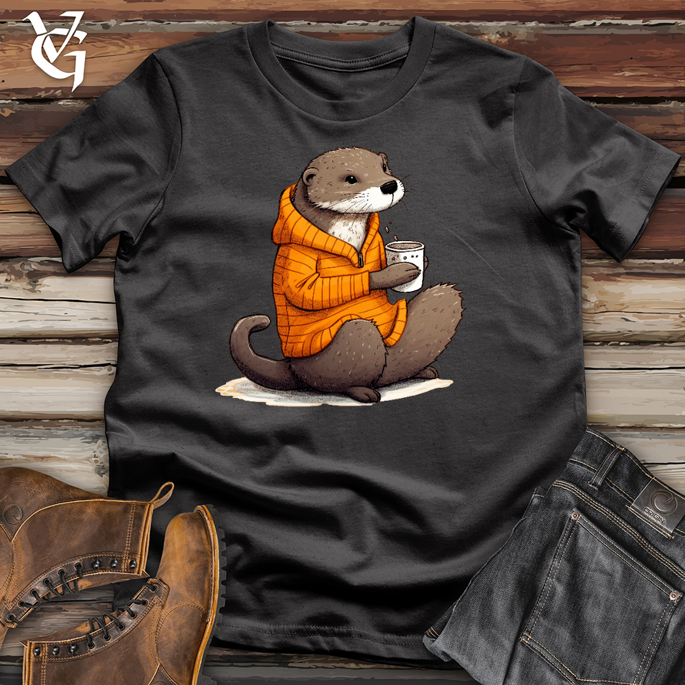 Tea Time Otter Cotton Tee
