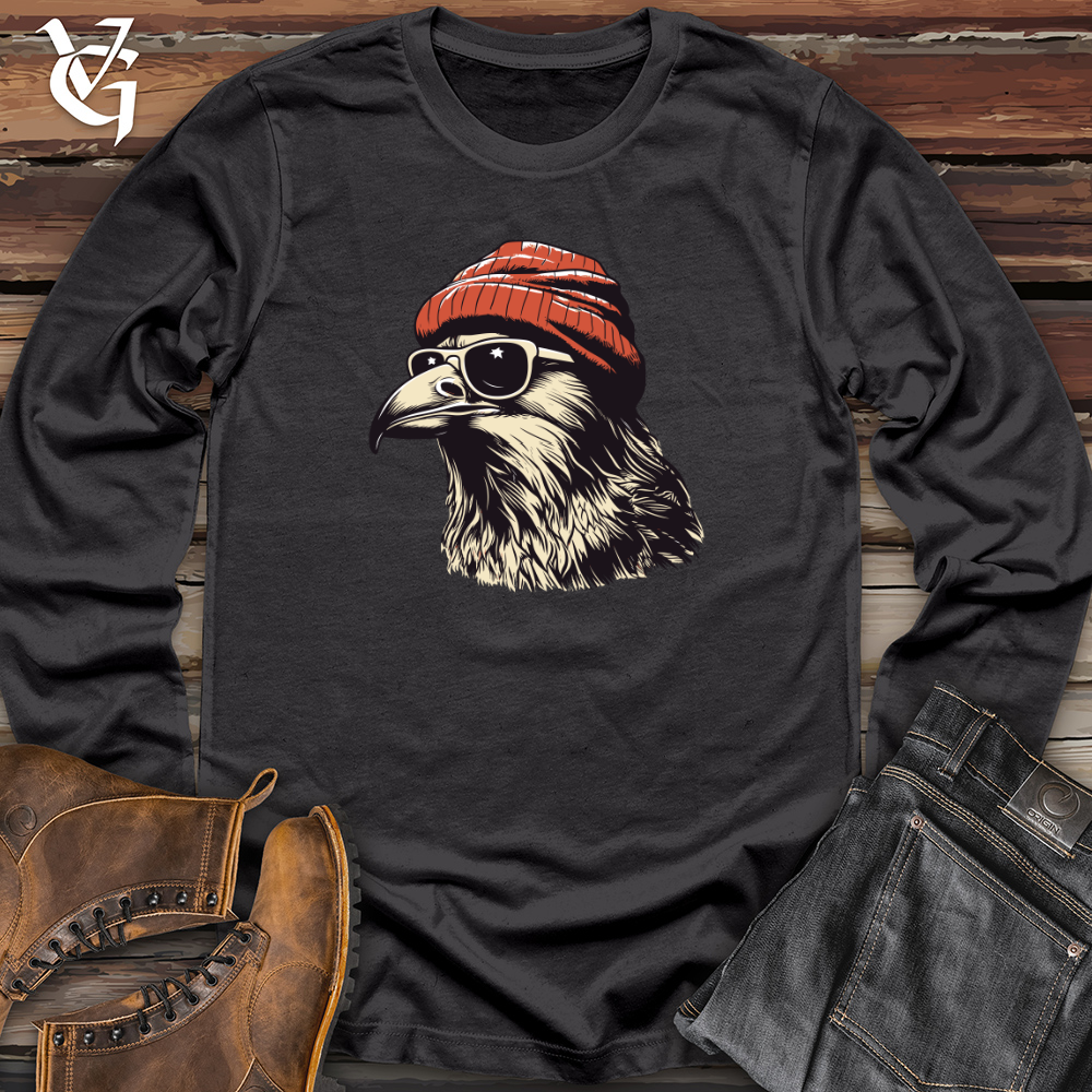 Retro Cool Crow Long Sleeve