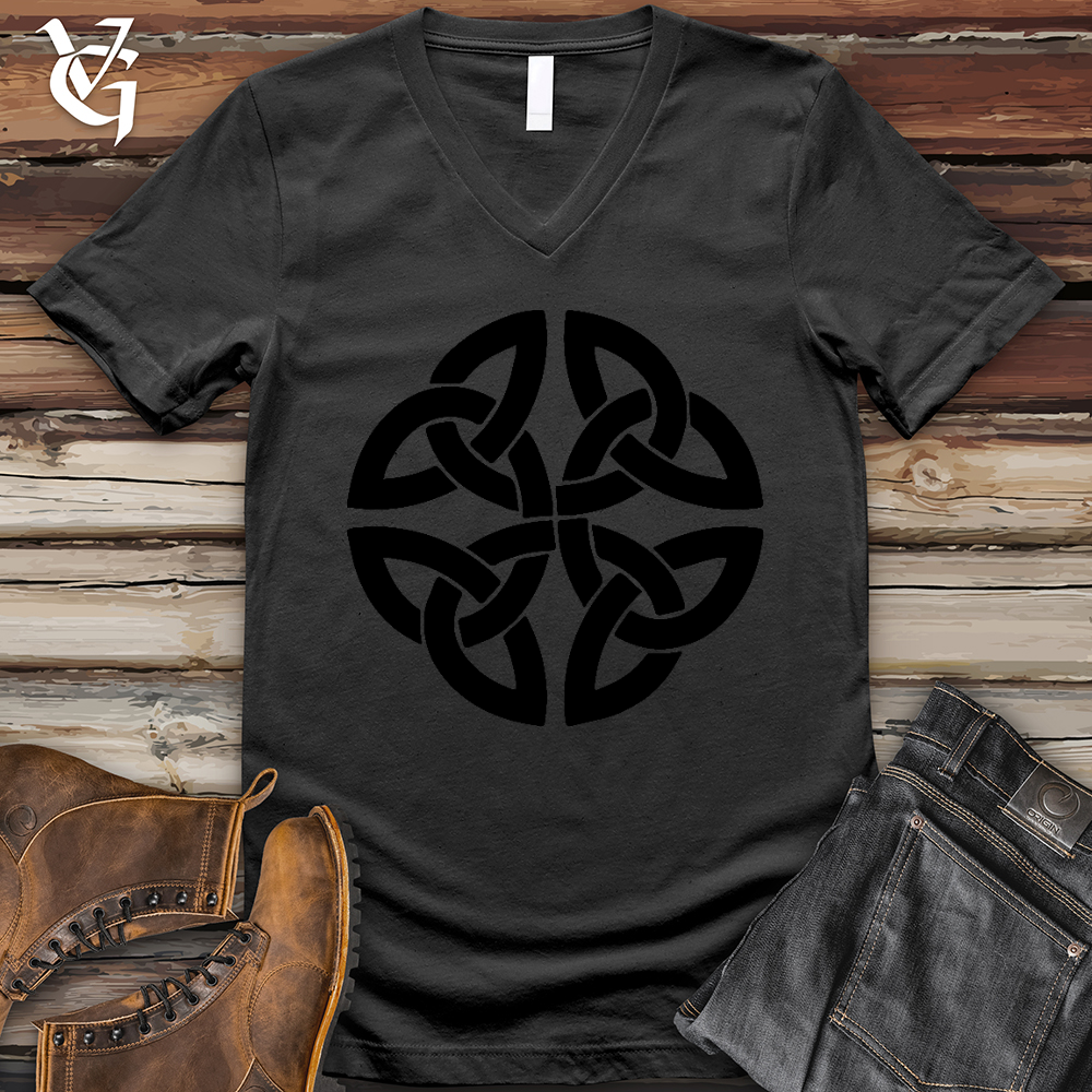 The Celtic Path of Life V- Neck Tee