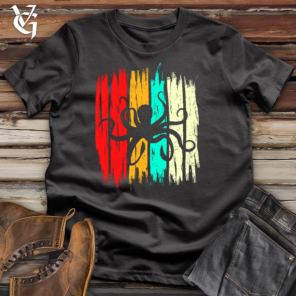 Retro Octopus Cotton Tee