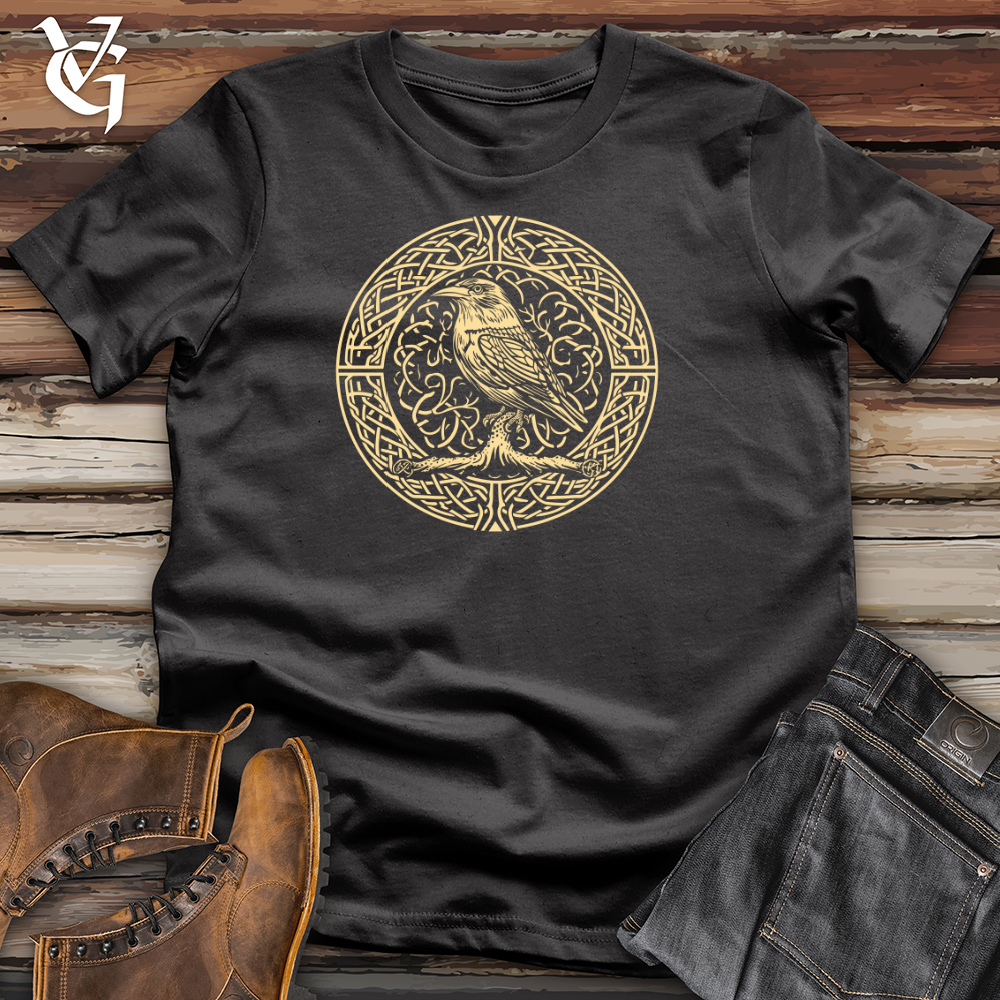 Celtic Bird Emblem Cotton Tee