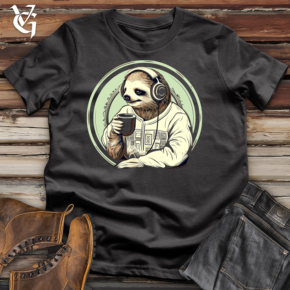 Laid Back Java Sloth Cotton Tee Cotton Tee