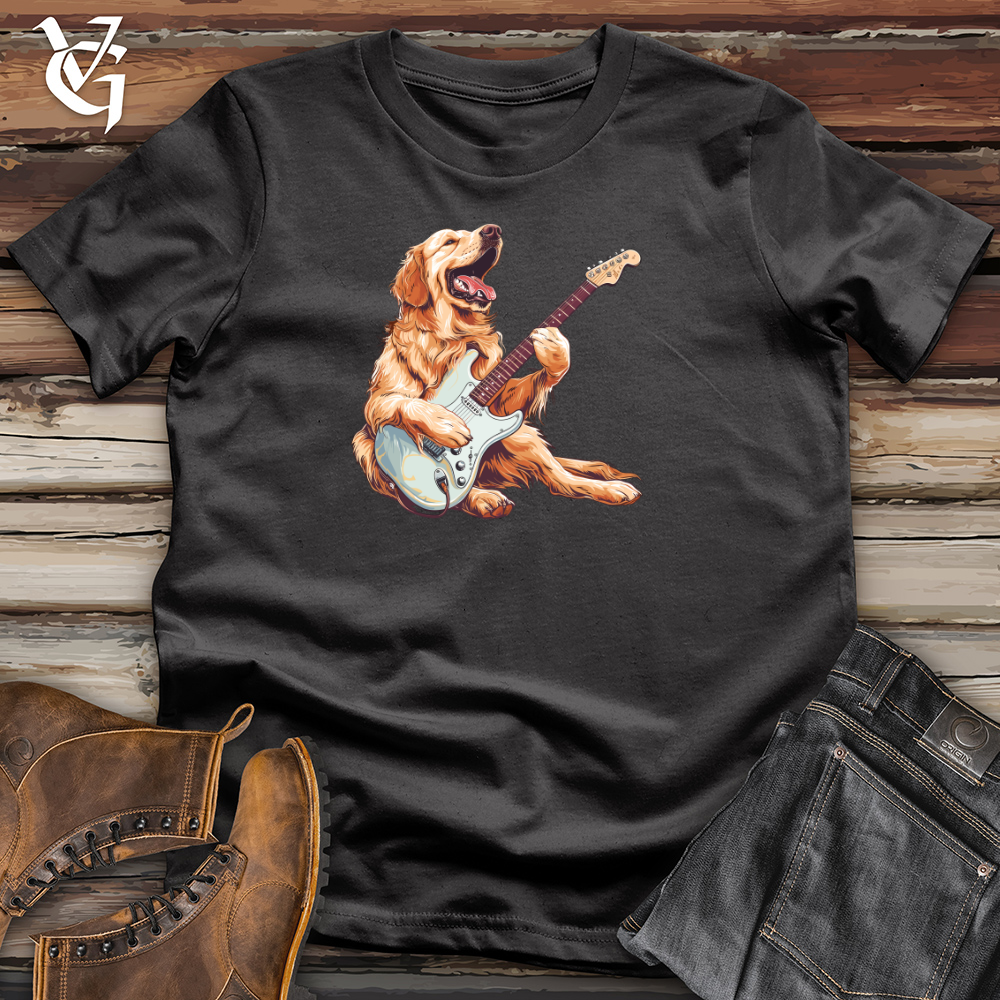 Golden Retriever Rockstar Cotton Tee