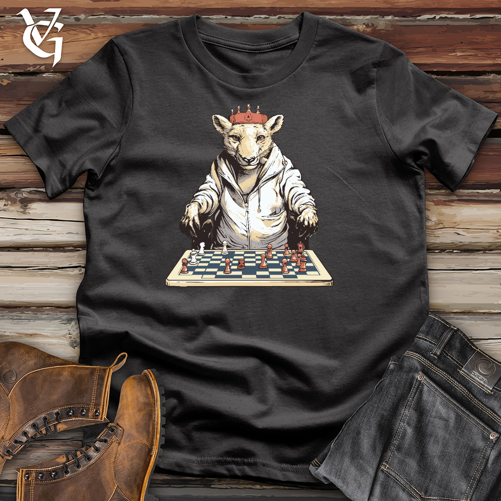 Mouse Playing Chess Cotton Tee