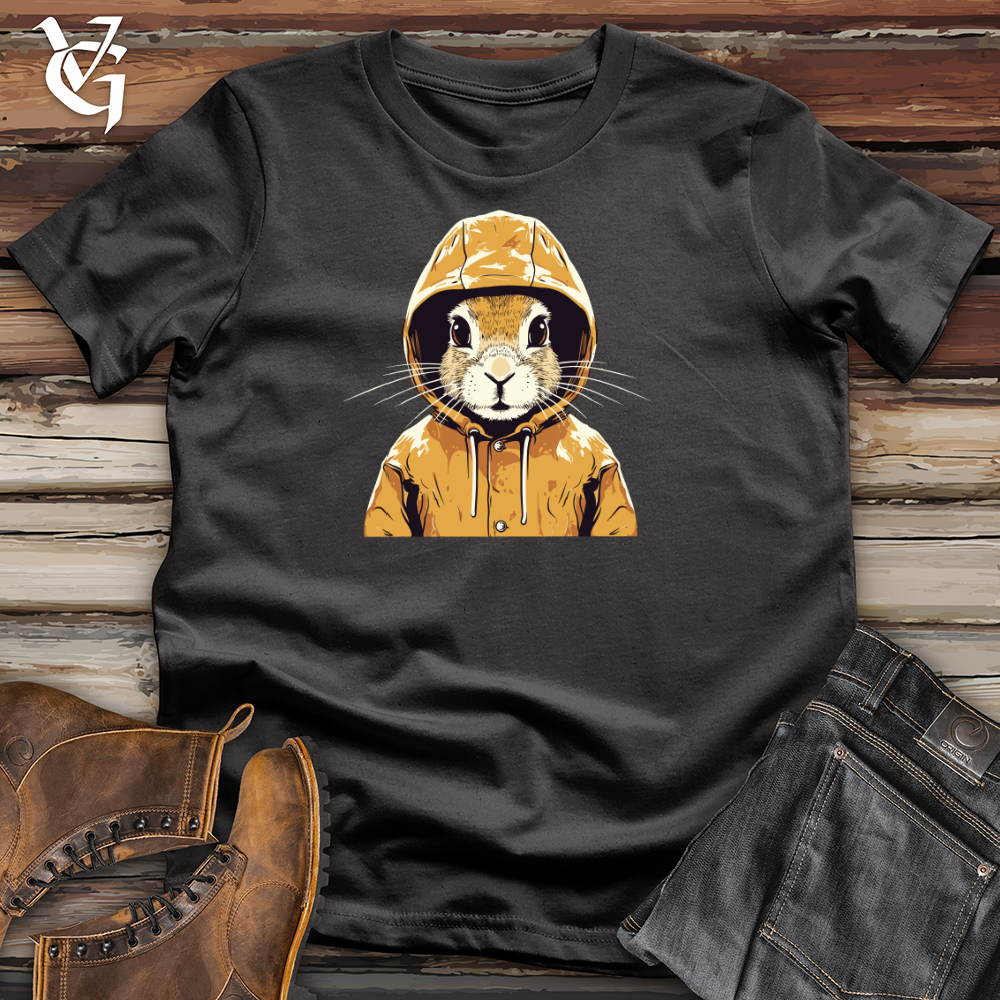 Rainy Rabbit Retro Cotton Tee