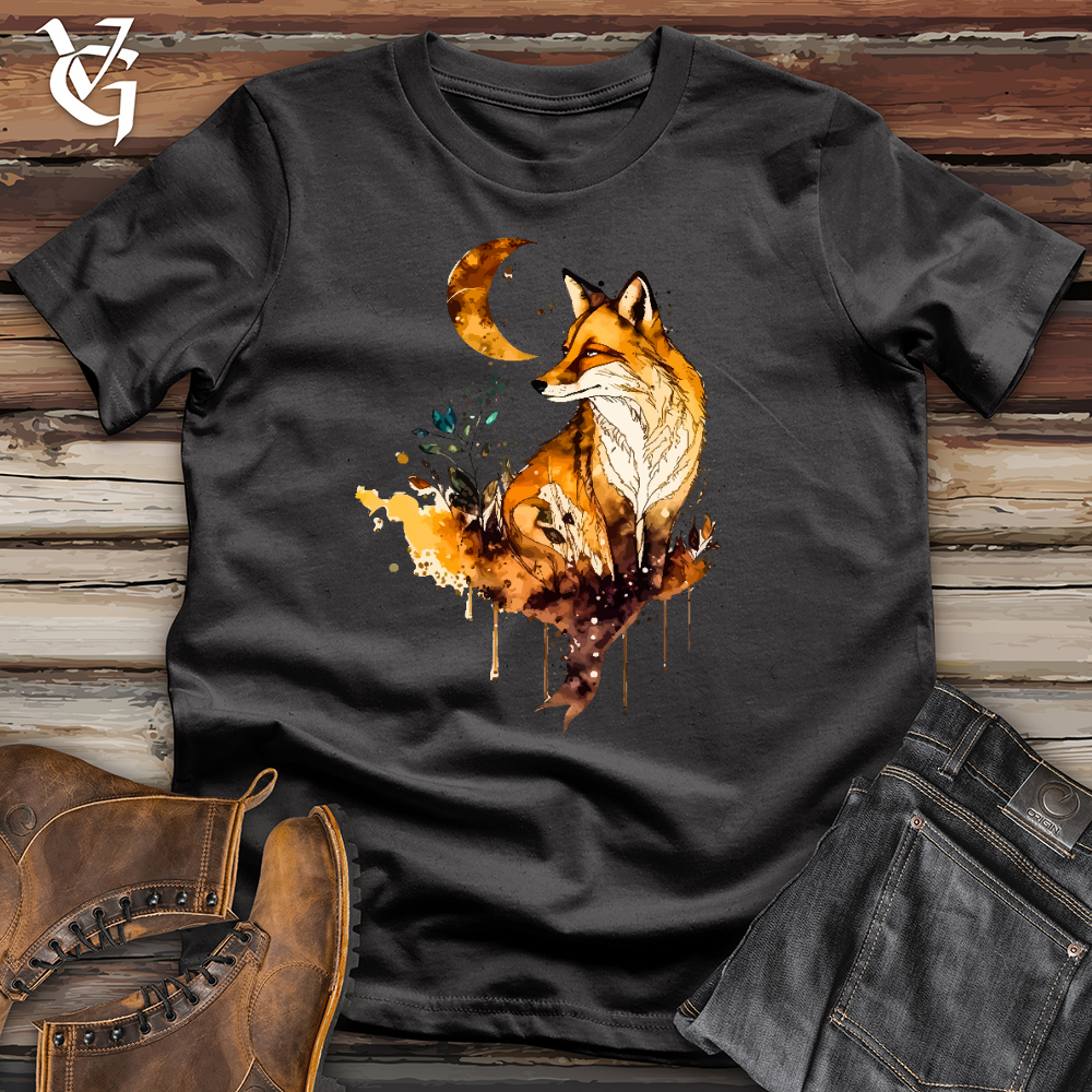 Fox Watercolor Cotton Tee