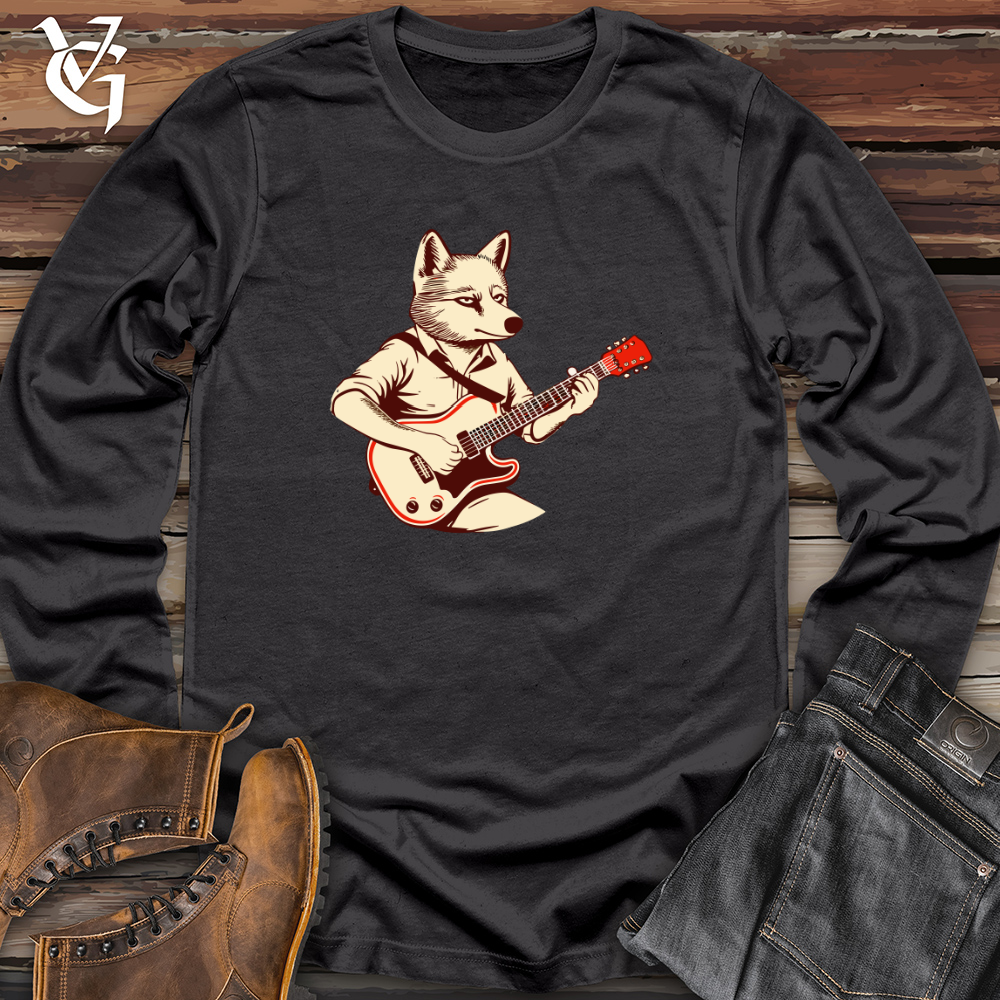 Retro Rhythm Wolf Long Sleeve