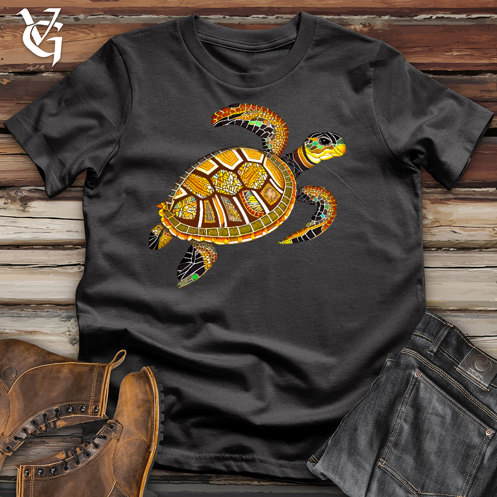 Sea Glass Turtle Cotton Tee