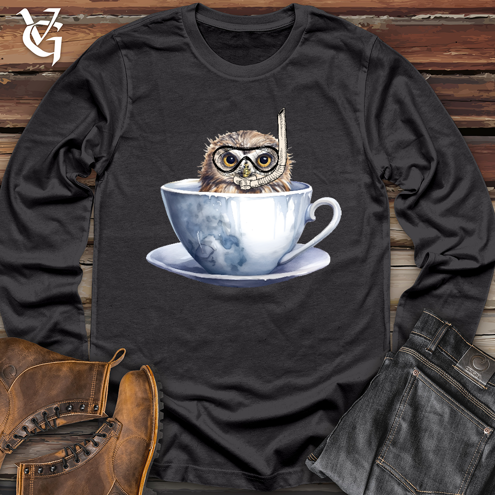 Snorkeling Owl Long Sleeve
