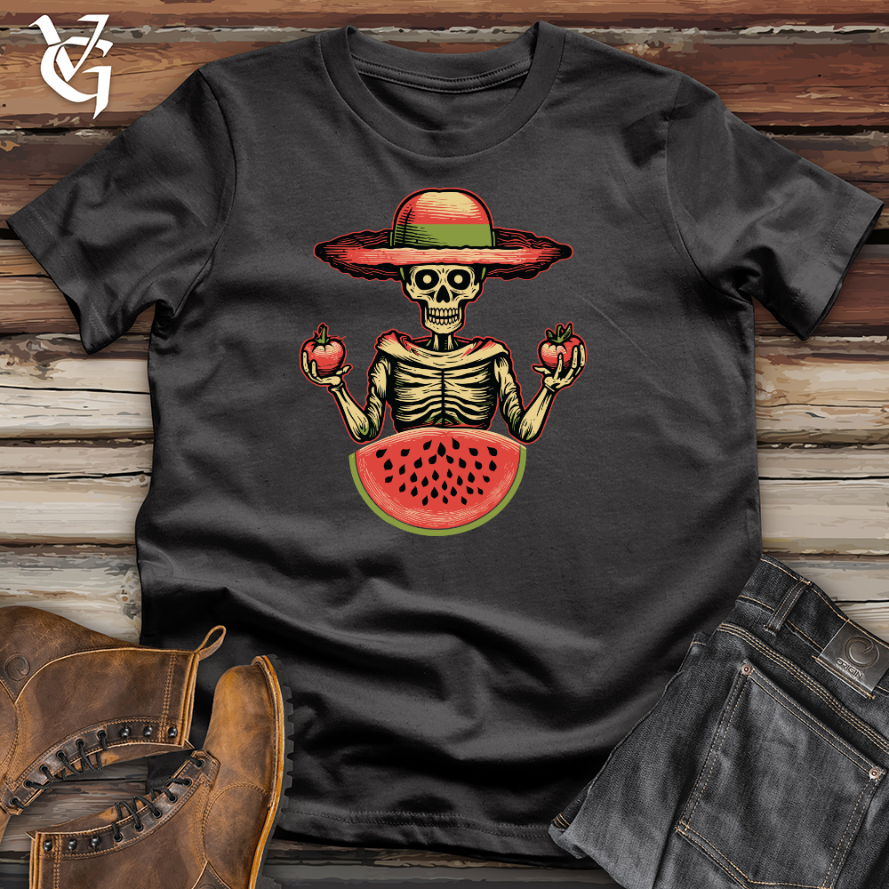 Whimsical Watermelon Thief Cotton Tee