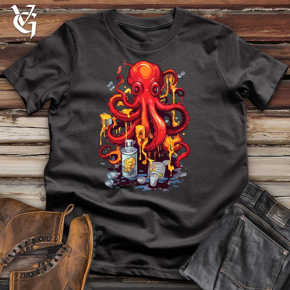 Octopus Graffiti Cotton Tee