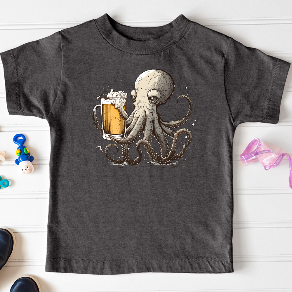 Octopus Happy Hour Toddler Tee