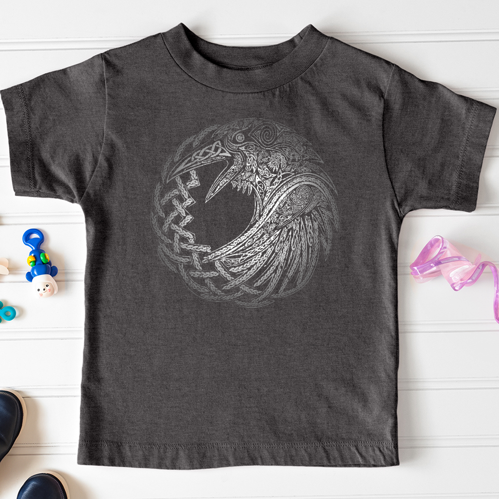 Silver Glass Raven Toddler Tee