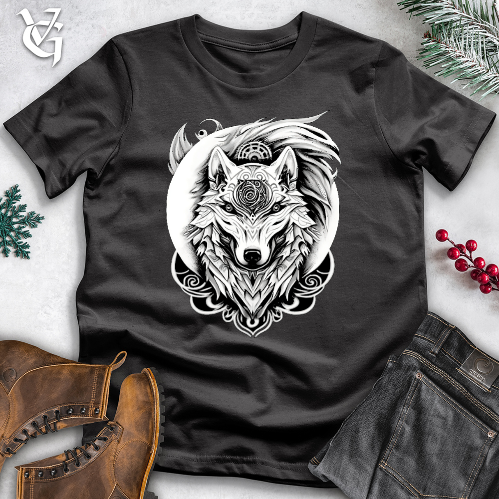 Wolf Swirl Cotton Tee