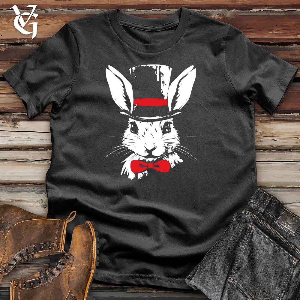 Retro Hare Elegance Cotton Tee