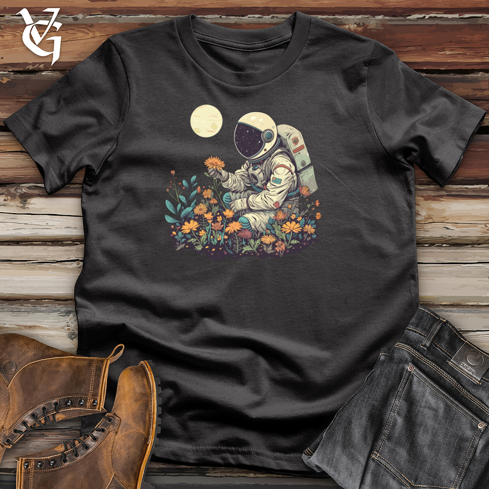 Astronaut Floral Discovery Cotton Tee