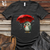 Owl in the Rain V- Neck Tee