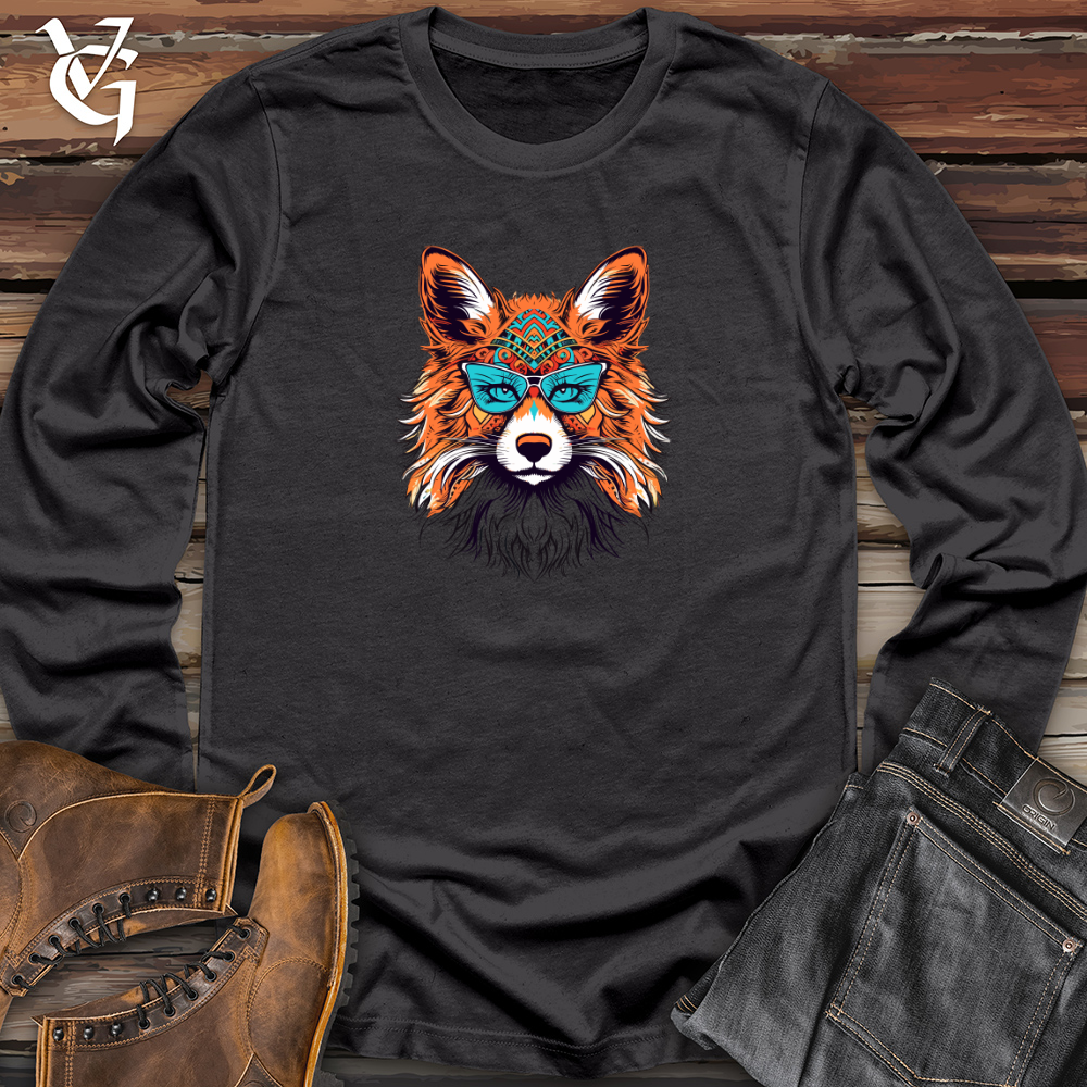 Vintage Hippy Fox 01 Long Sleeve