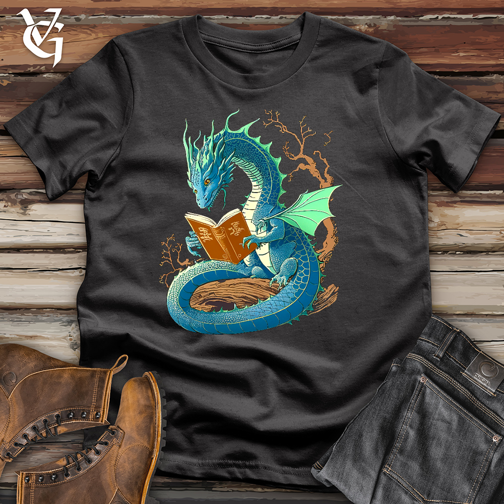 Dragon Book Worm Cotton Tee