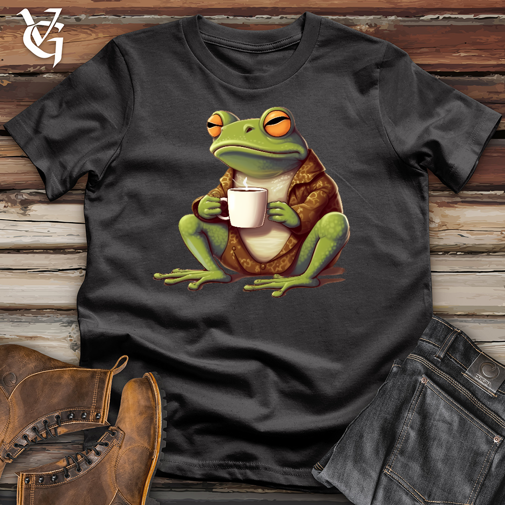 Frog Coffee Addict Cotton Tee