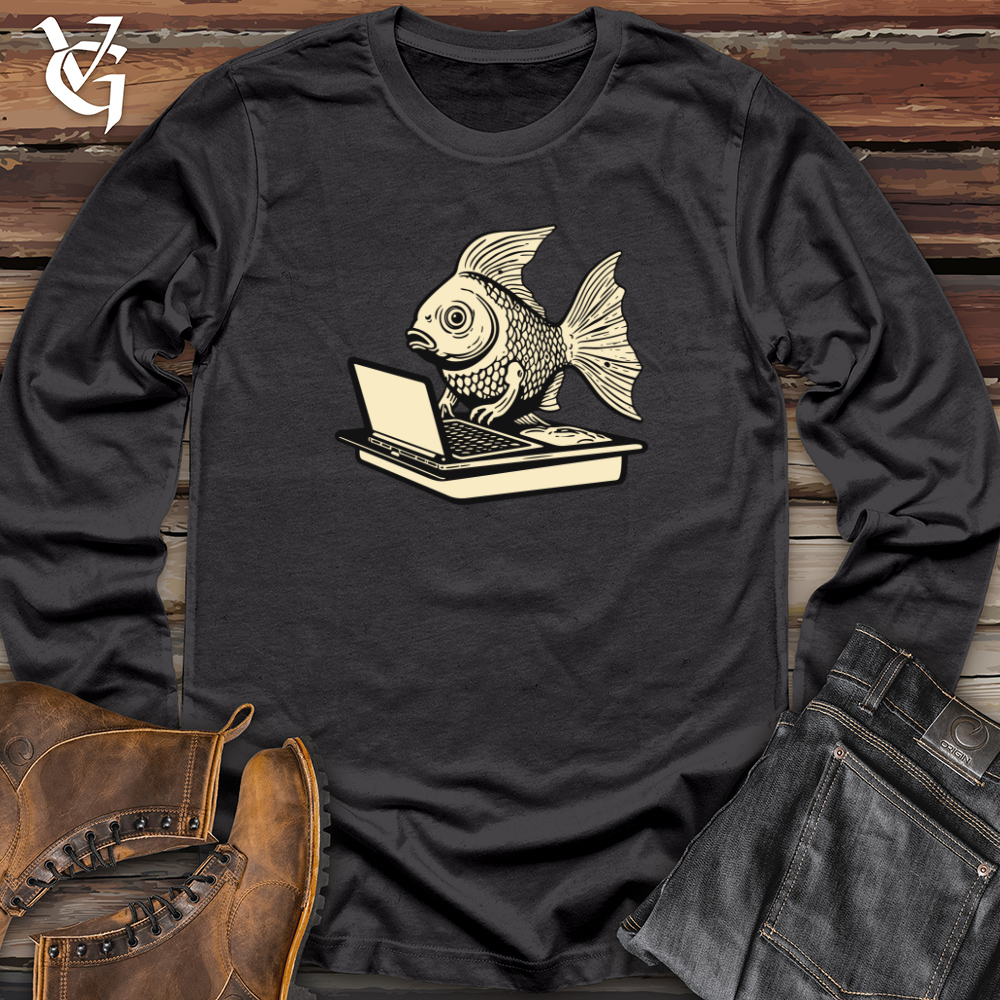 Digital Streamlined Fish Long Sleeve